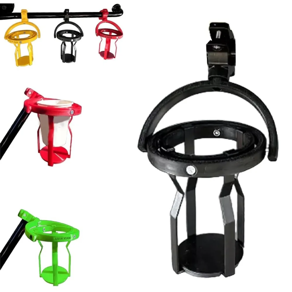 No Spill Gyroscopic Cup Holder Adjustable Clip Self Leveling 3D Motorcycle Drink Holder Multifunctional Hanging Cup Holder Clamp