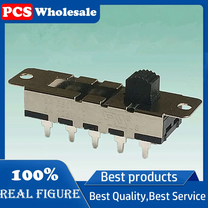 

Double row 10 feet high current medical instrument toggle switch slide switch SS-24N01(2P4T)