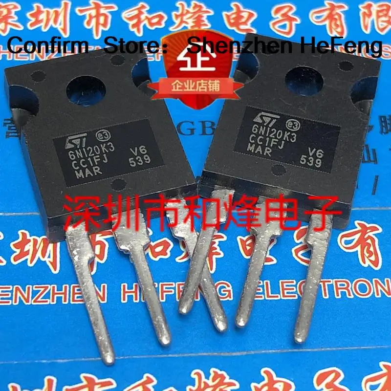 5PCS-10PCS 6N120K3 STW6N120K3  MOSTO-247 1200V 6A NEW AND ORIGINAL Fast Shipping Quality