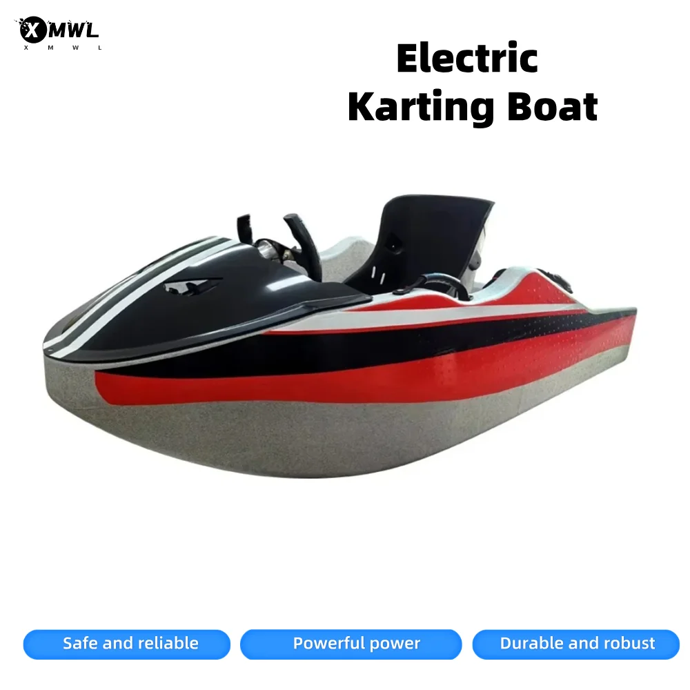 Double model, 90 minutes 150kg load Water Multifunctional Electric Karting Boat Long range Fishing Mini Entertainment Leisure