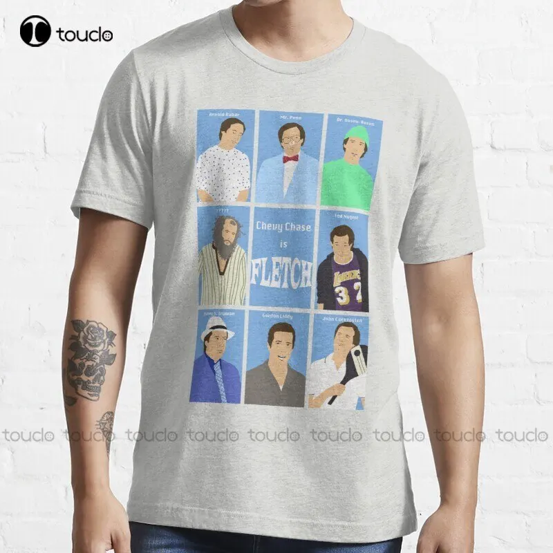 New Fletch Film Movie Comedy 1980S Funny T-Shirt Cotton Tee Shirt S-3Xl Womens Tee Shirts Custom Aldult Teen Unisex Custom Gift