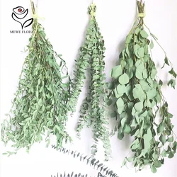 Preserved Eucalyptus Leaves Dried Green Plants Home Decoration Hanging Flowers Hotel Bathroom Flower Arrangement DIY Material