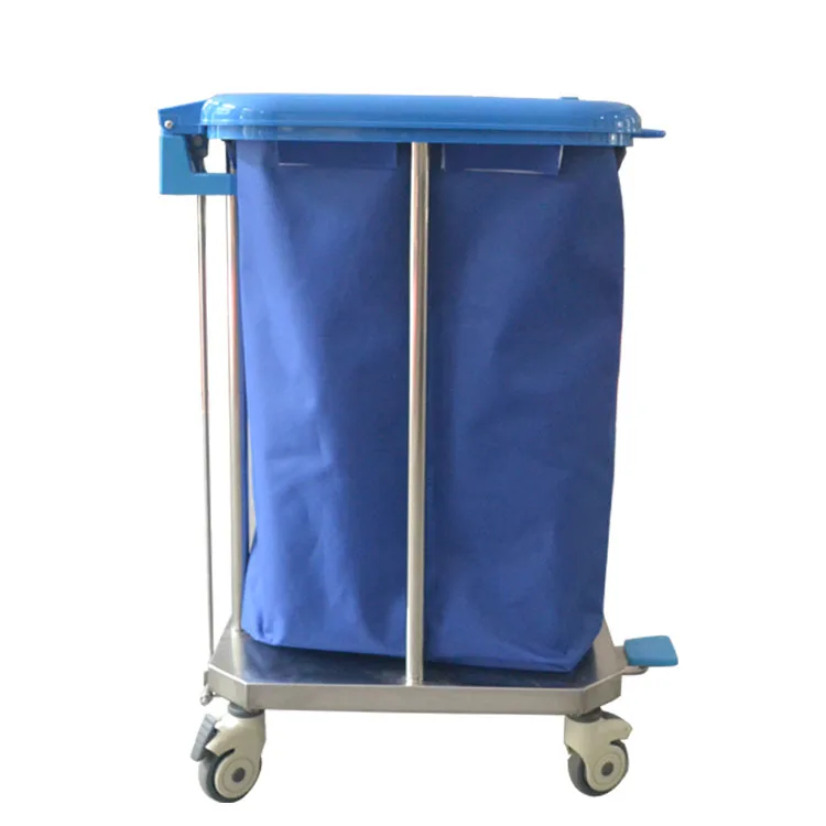 

Qxc-015E Shanghai meiisun manufacturing ISO certified high quality hospital laundry trolley