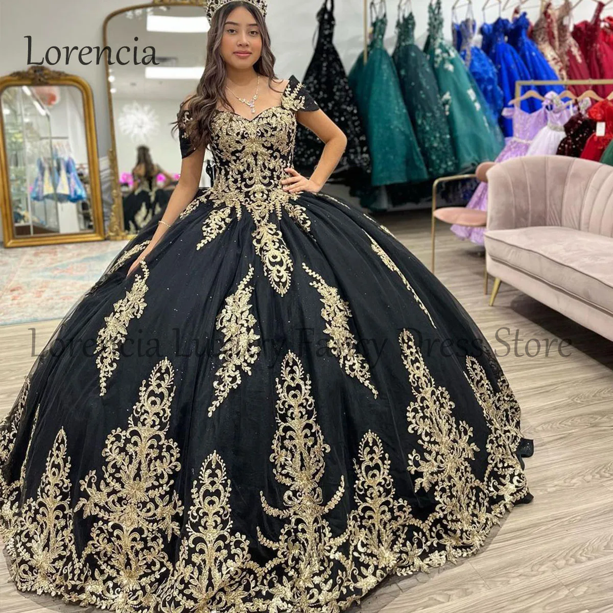 Мексиканское милое бальное платье 2024 Quinceanera, официальное милое бальное платье с 3D цветами, официальное платье с аппликацией и бисером без рукавов, платья XV лет