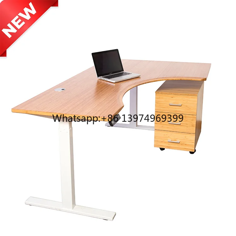 100KG Load Electric Adjustable Height Table Stand up Sit Down Desks Standing Electric Table Frame with Dual Motor