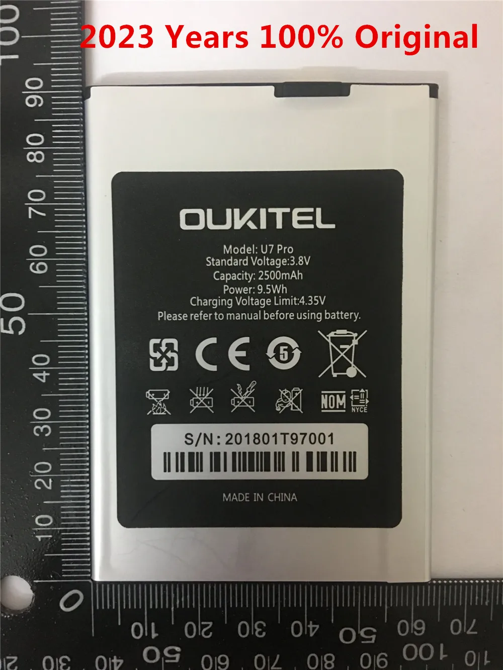 

For Oukitel U7 Pro Battery High Quality Replacement 2500mAh Bateria Accumulator