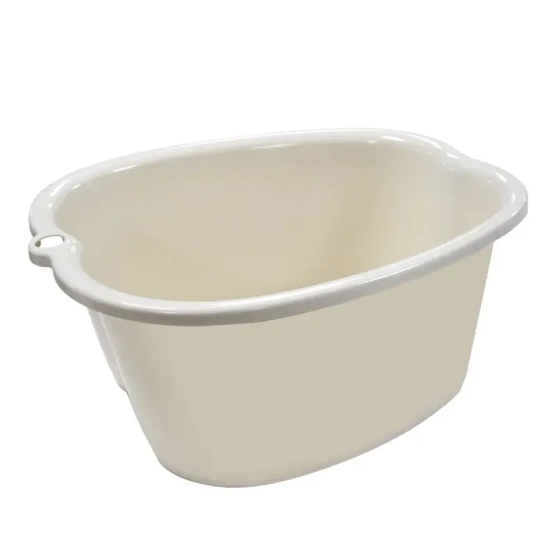 Plastic Large Tub for Foot Bath, Tub for Soaking Feet, Detox, Pedicure, Massage, Portable, 3 Colors