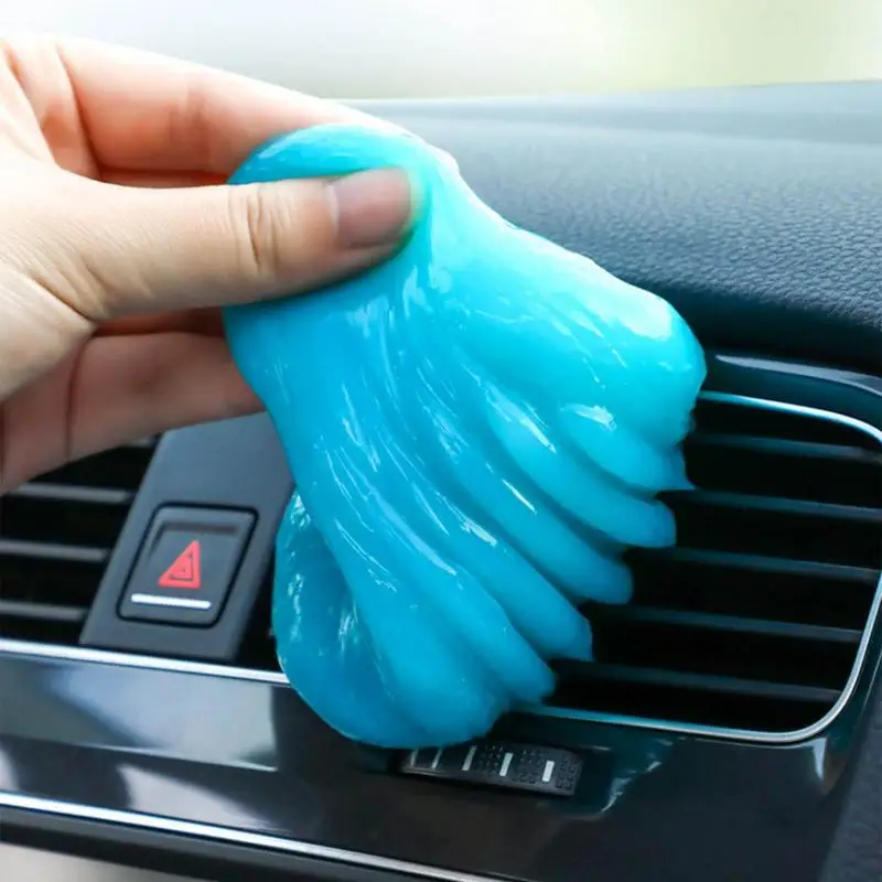 

Car Vent Cleaner Reusable Dust Cleaning Mud Dust Cleaning Mud For Keyboard PC Laptops Cameras Cleaning Gel No Sticky Hands Light