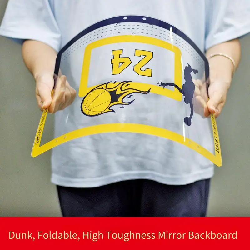 No Punching Wall Hanging Basketball Board Children's Basketball Stand Transparent Basketball Board Shooting Indoor Sports