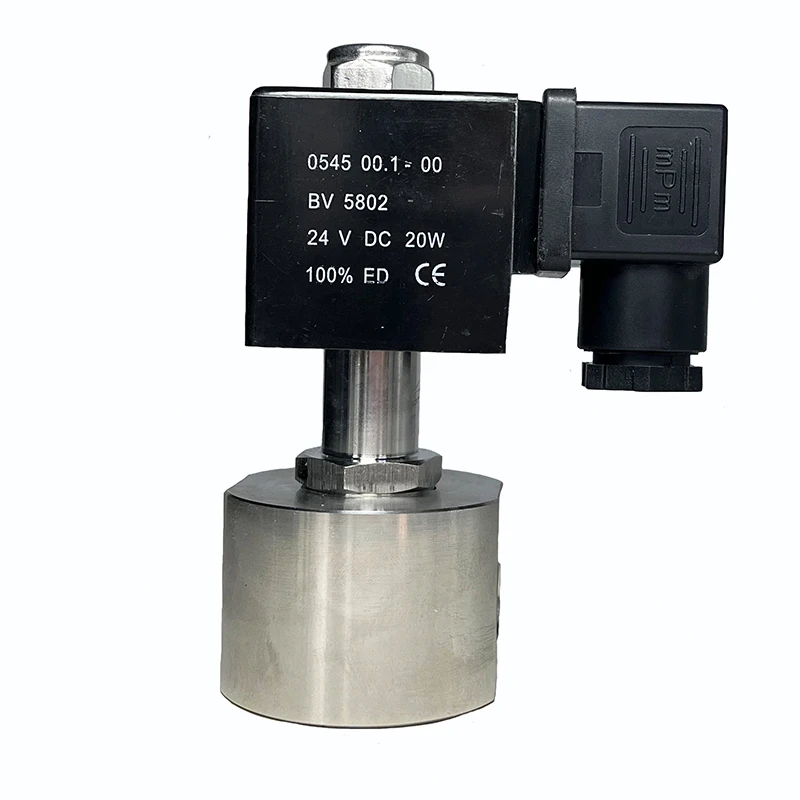 

6bar 2 Way Liquid Nitrogen Cryogen -196℃~0℃ Solenoid Valve 1/4 1/8 Orifice 3mm SS304 DN3 stainless steel valve