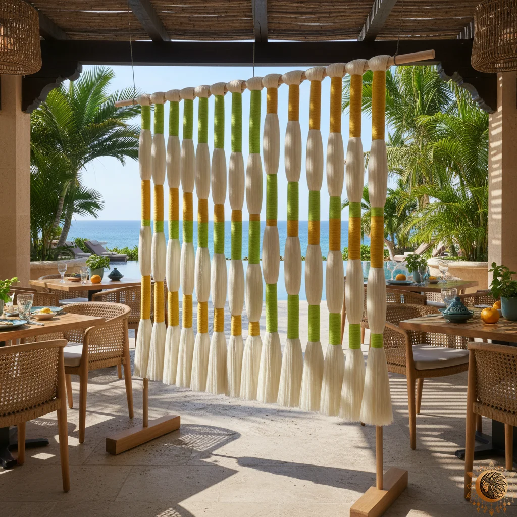 

Hand woven spherical ball Macrame bubble partition hanging art design home decoration living room wall decoration luxury