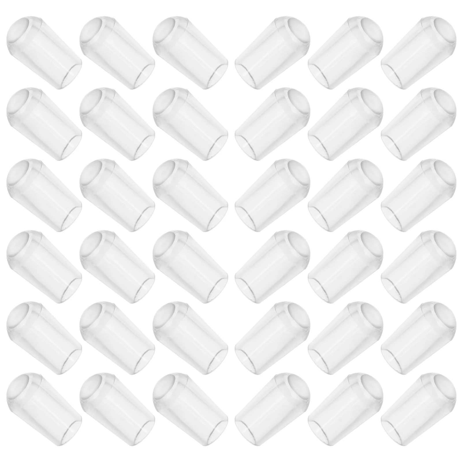 

100pcs Clothes Hanger End Caps Rubber Wire Protector Rounded Corner No Glue Easy Install Light Weight Caps for Hanger