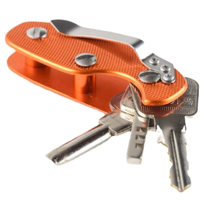 حامل المفاتيح الذكية المحمولة كيس مزموم حافظة المحفظة حامل سلسلة مفتاح السيارة المحفظة مدبرة المنزل EDC جيب مفتاح المنظم أدوات للرجال