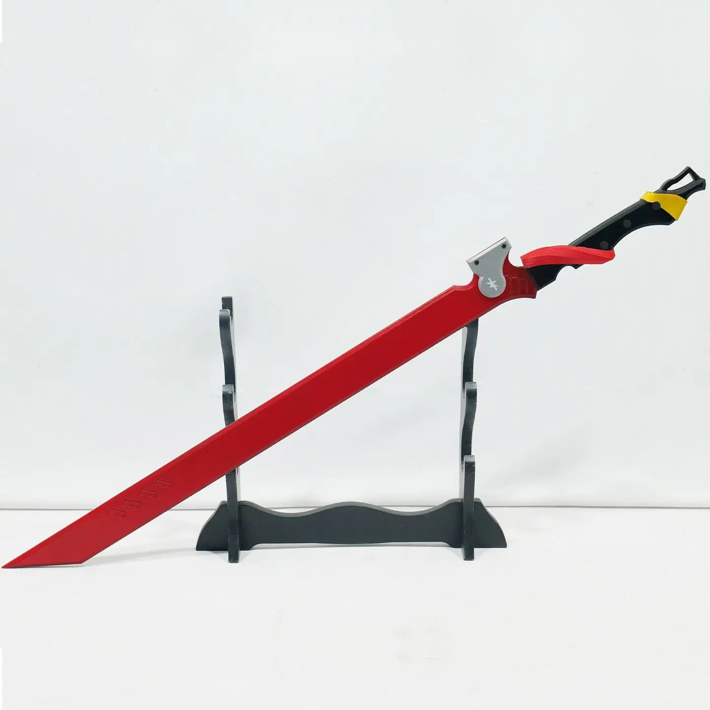 Auf Lager 90cm Arknights Ch'en The Dawnstreak Anime-Zubehör Holzmesser Schwertmodell Spielzeugschwert für Cosplay Geschenke Jungen