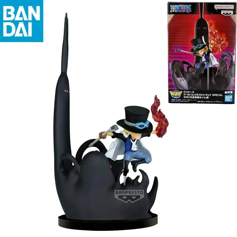 

In Stock Original Genuine BANDAI NAMCO BANPRESTO ONE PIECE SPECIAL Sabo VS FIVE ELDERS Imu Collector Figurine Toys Figure model