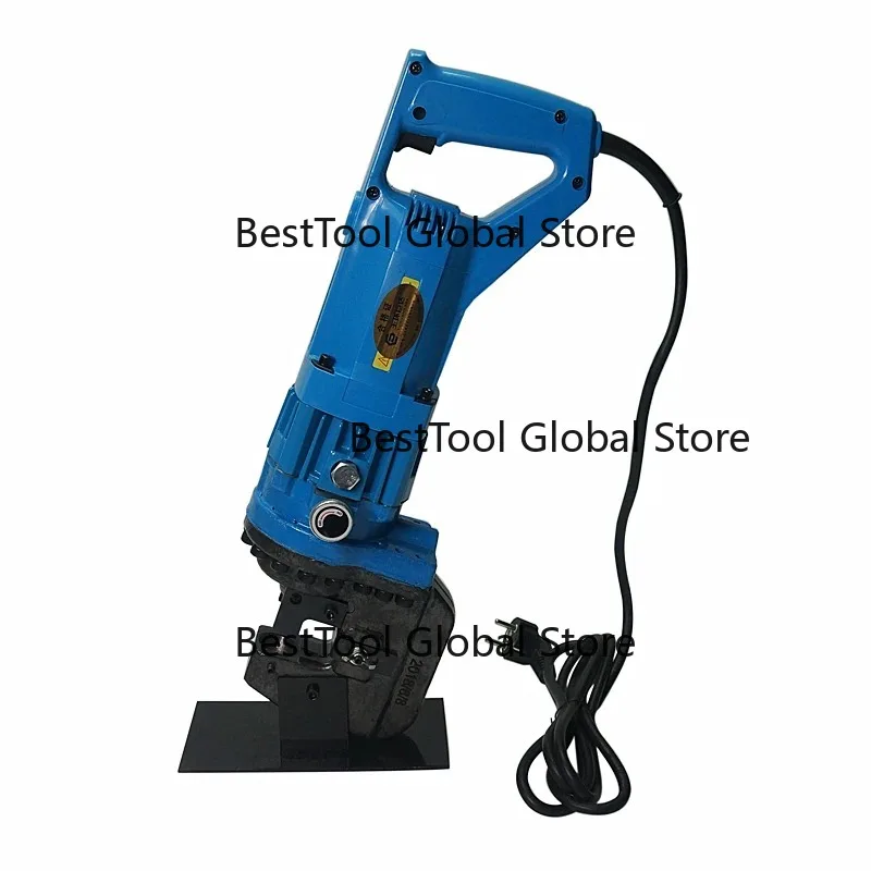 MHP-20 Electric hydraulic punching machine angle marble punching machine groove steel hole drilling De-ce eyelet machine