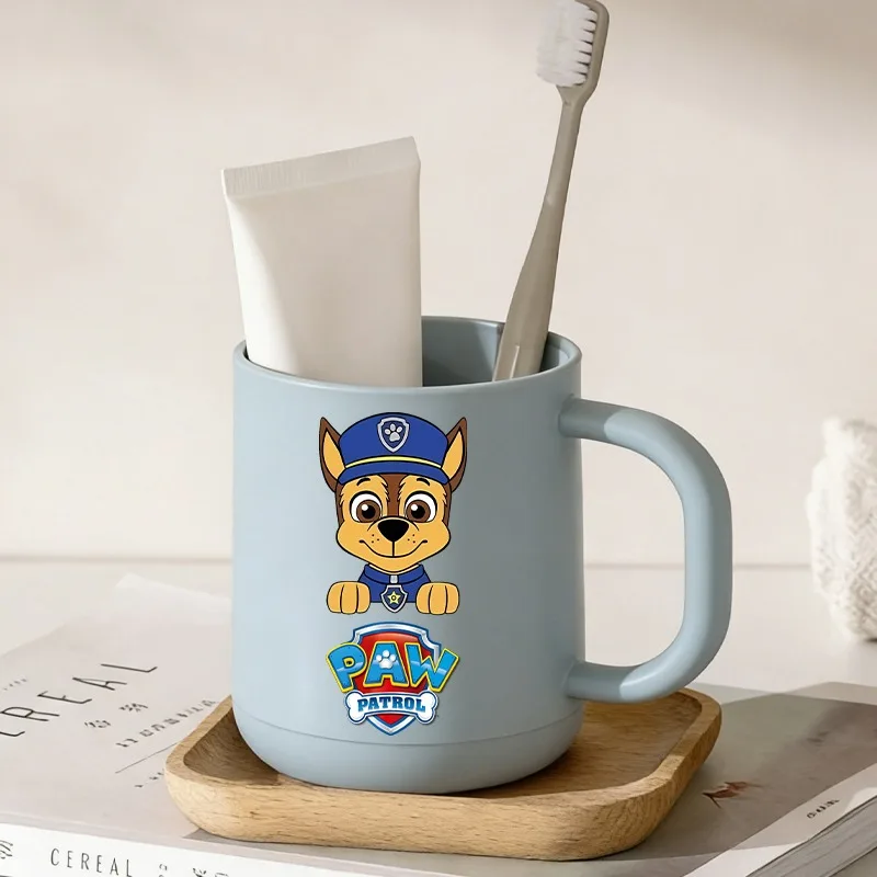 400ml Paw Patrol Toothbrush Cups Anime Chase Skye Plastic Mouthwash Cup Cartoon Dogs Bathroom Tooth Water Cups Boys Girls Gift