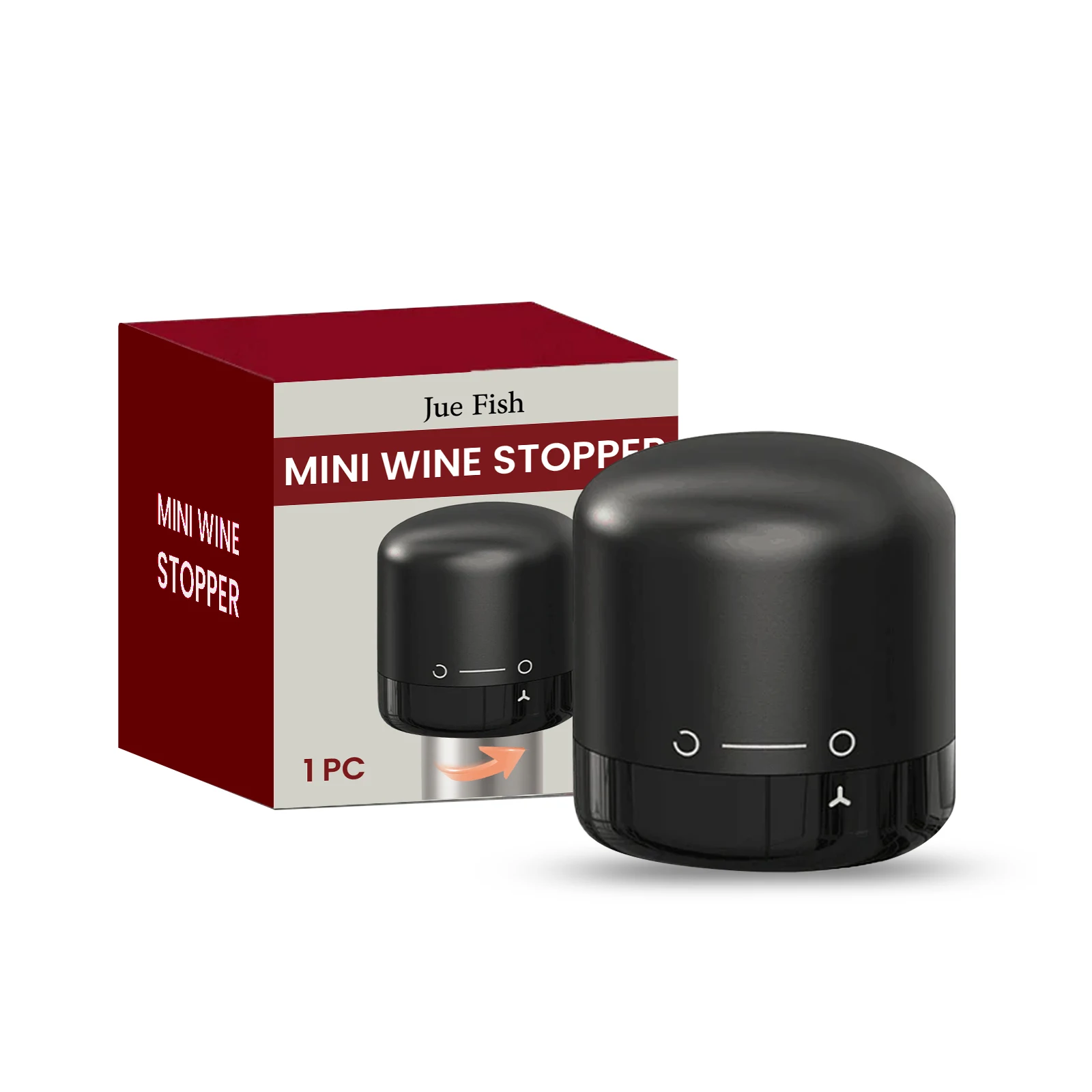 Mini Sealed Wine Stopper Red Wine Sealing Bottle Stopper Made of Silicone, Suitable for Sparkling Wine, Leak-Proof Cap