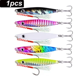 Leurre de pêche en fonte à vitesse lente, gabarit en métal, appât de pêche, jigging en mer, équipement de bar, erel Snared, 60g, 80g, 1 pièce