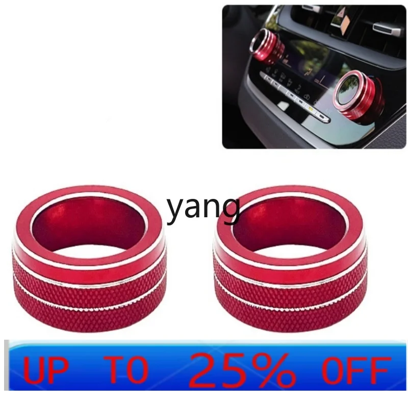 

Lhh Air conditioning knob decorative interior central control knob decorative ring modification