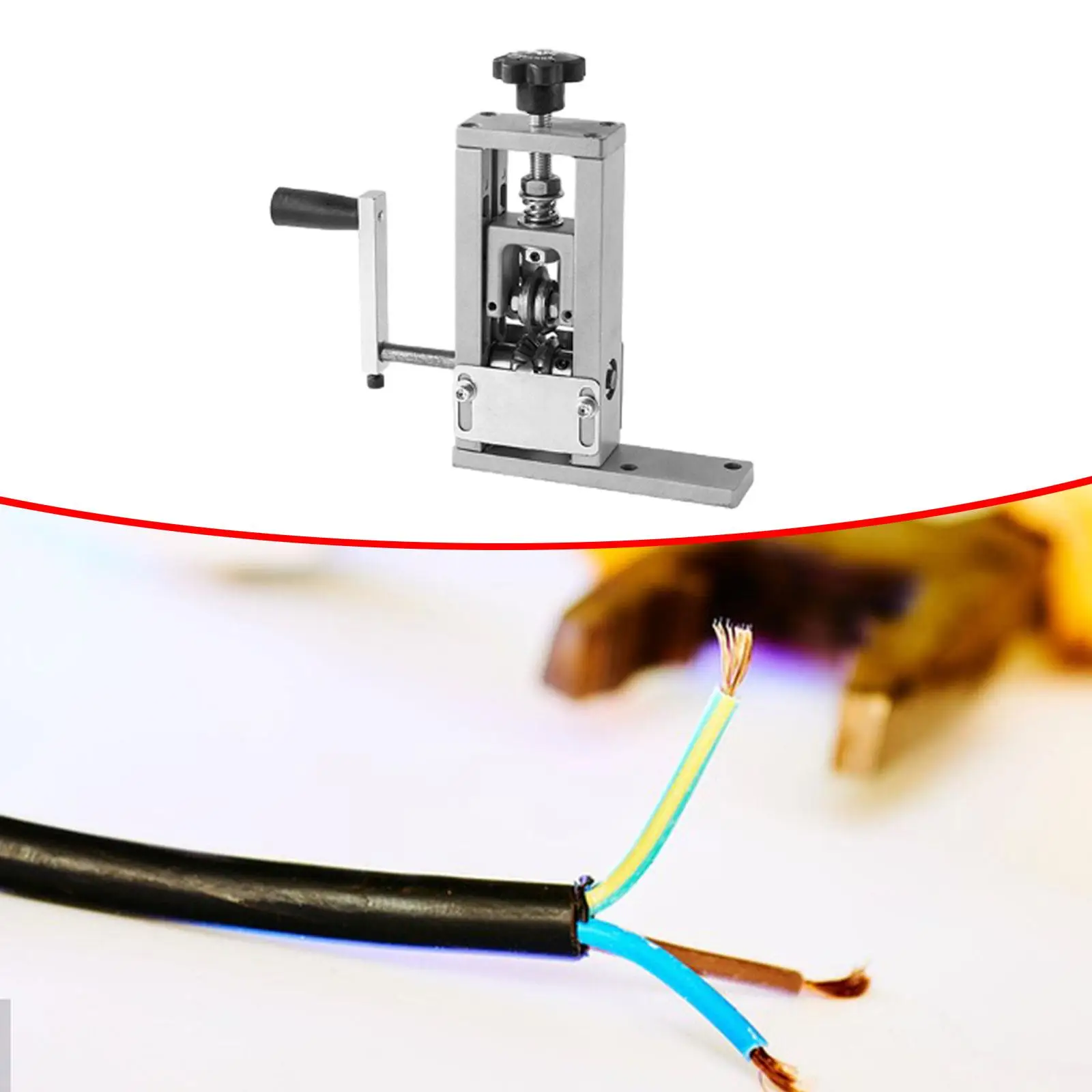 Wire Peeling Machine Hand Crank Wide Application Metal for Scrap Cable