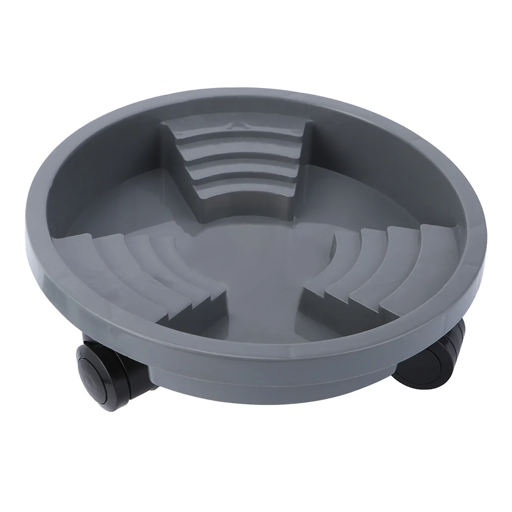 Nice Thickened Tray Flower Pot Base Moving Casters Holder Movable Outdoor Stand Garden Grey Wheels With Wheels Indoor Trays New