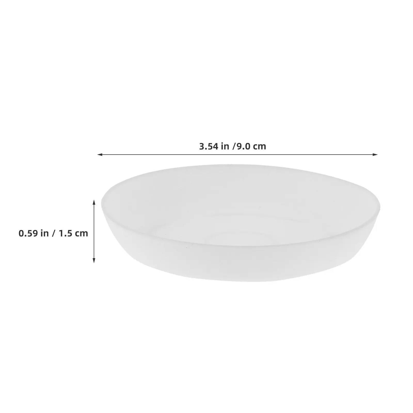 24Pcs Plastic Plant Saucer Drip Trays 11Cm Round Flower Pot Tray for Succulents Bonsai Indoor Outdoor Windowsill Garden Planter