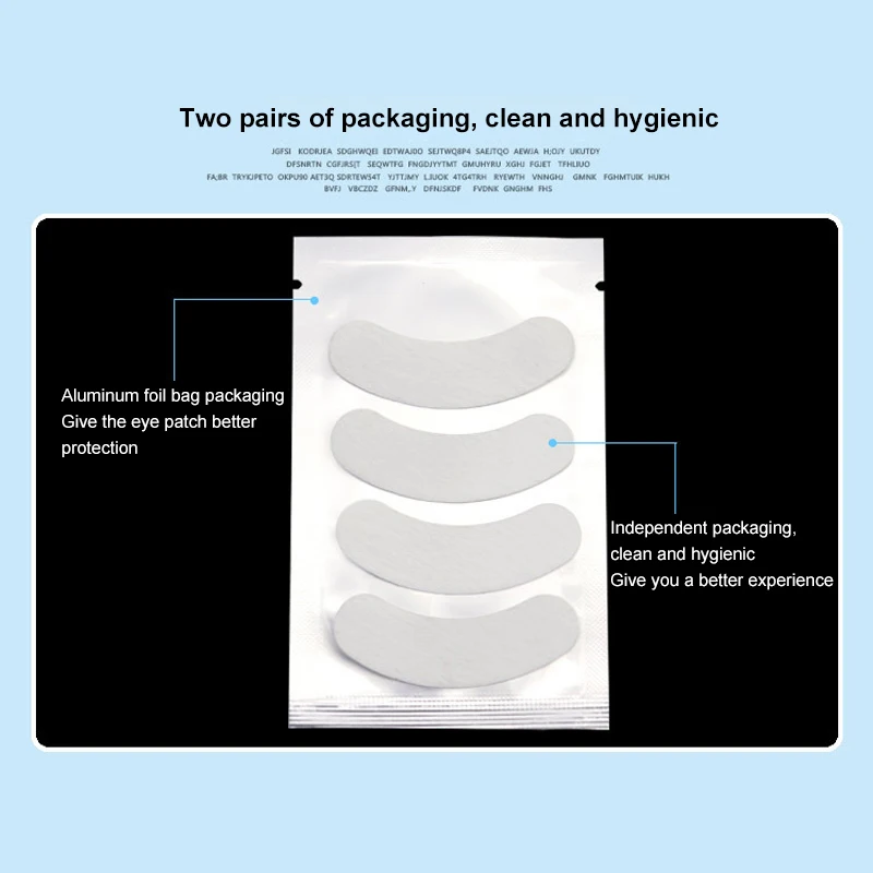 No.2 Thick Silicone Eyelash Pad Patch Under Eye Pad For Eyelash Extension Silicone Pad Eyelash Extension Tool