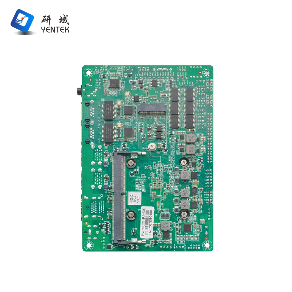 اللوحة الأم مع معالج Intel N305 DDR4 MSATA Win10 Win11 Linux HD LVDS 2 I226V Gigabit LAN 6 RS232 COM 3.5 بوصة اللوحة الأم