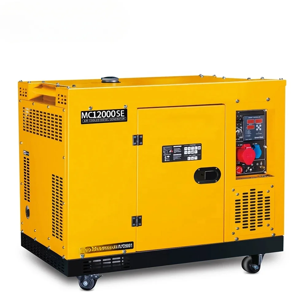 Electric Start 10KW Portable Diesel Generator Gasoline Air Cooled Generators for Sale