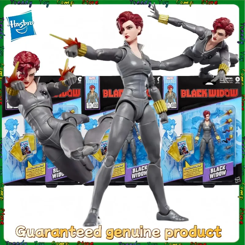Original, en stock. Figura de Acción de la Viuda Negra de Marvel Legends de Hasbro