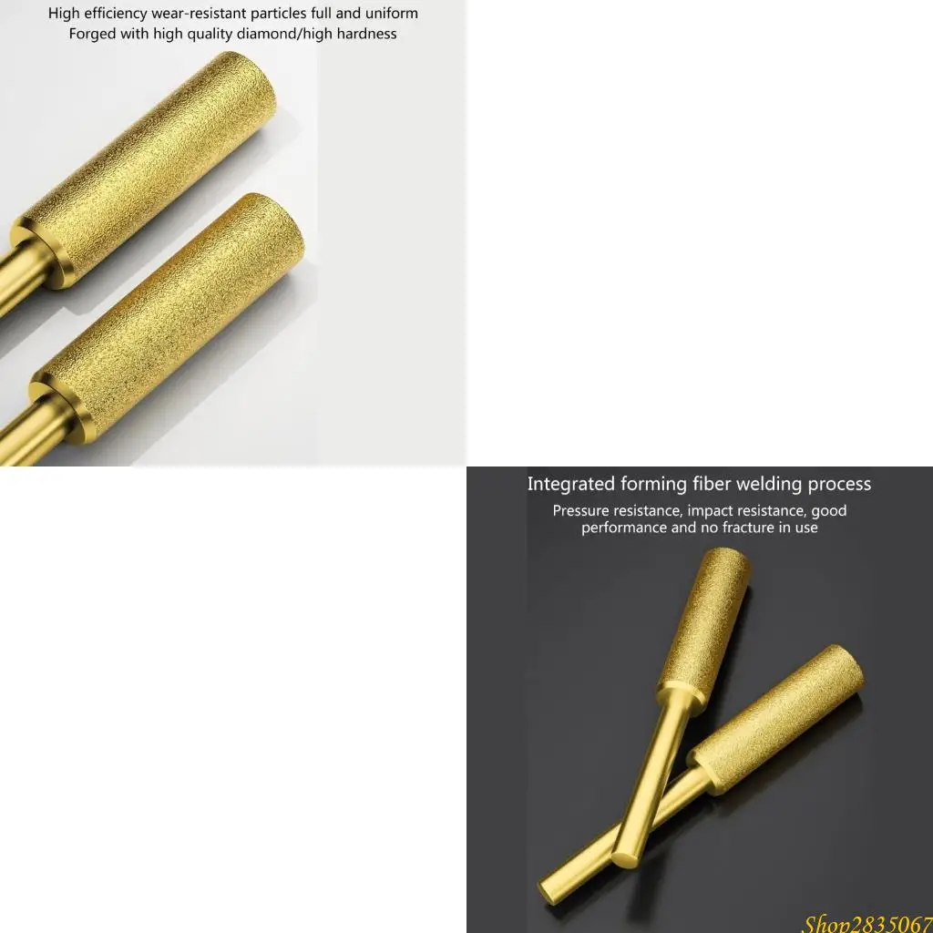 

Diamond Coated Cylindrical Burr Chainsaw Sharpener Stone File 4/4.8/5.5mm 831F