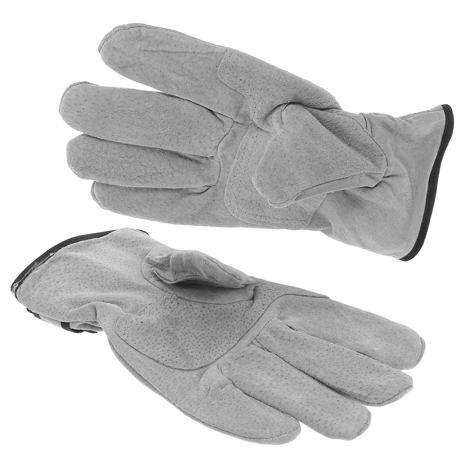 Welding Gloves Short Fire Mitten for Wood Burners Safety Blacksmith Forging Work Men Kids Heat Resistant Scarf Pins Women