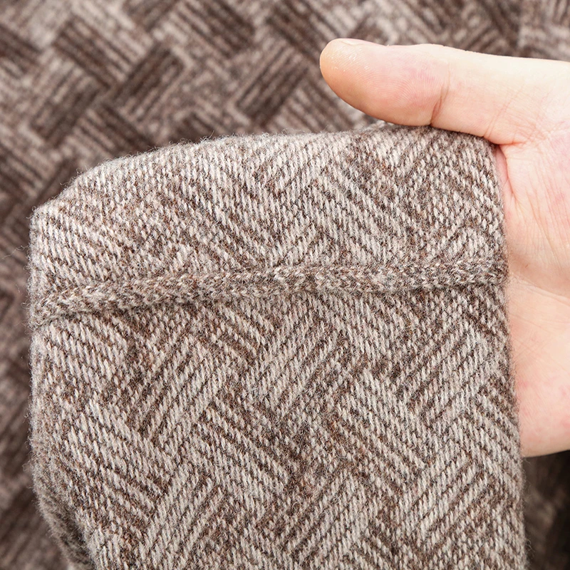 Luxury Men Wool100% Autumn Winter Sweater Designer Designer Round Neck Jacquard Long Sleeves Knitwear Fashion trend Man Clothe