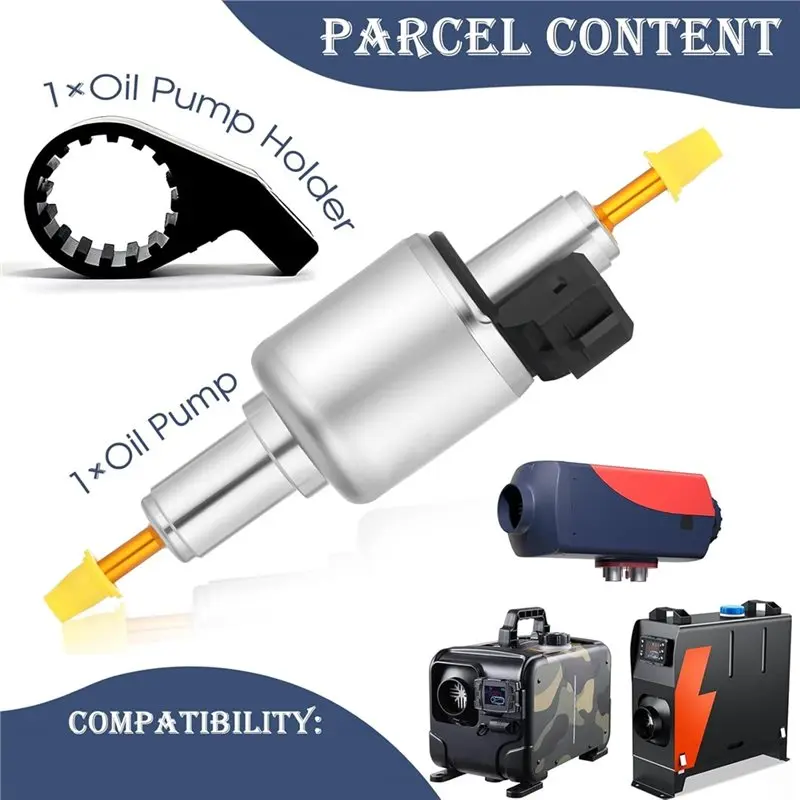 ABGH-Car Riscaldatore Diesel Pompa Olio Combustibile 12V 22ML Misurazione degli Impulsi Gas Riscaldatore Aria In Linea Pompa Del Carburante Per Auto Riscaldatore Diesel 2KW 5KW 8KW