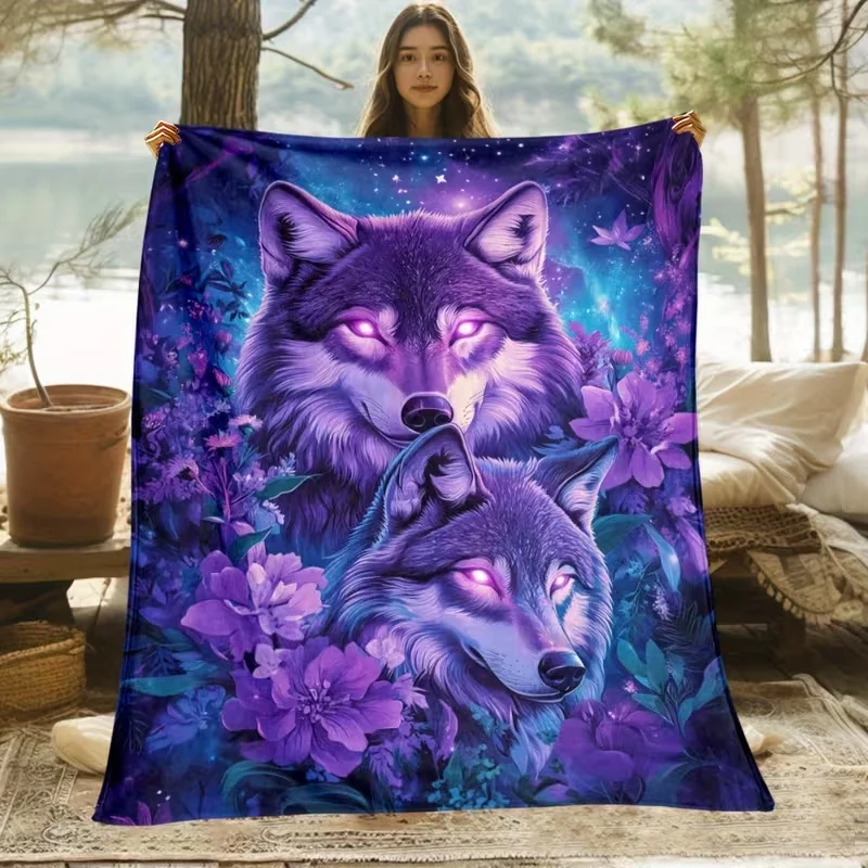 

1 шт. одеяло, мягкое теплое всесезонное одеяло для дома, офиса, кемпинга, идеальный подарок на день рождения, юбилей, распродажа одеял