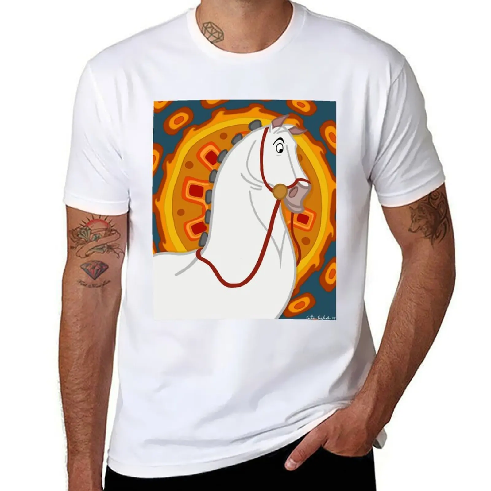 

Altivo El Dorado Aztec Inca Background T-Shirt man t shirts for men casual mens graphic t shirts T-Shirt