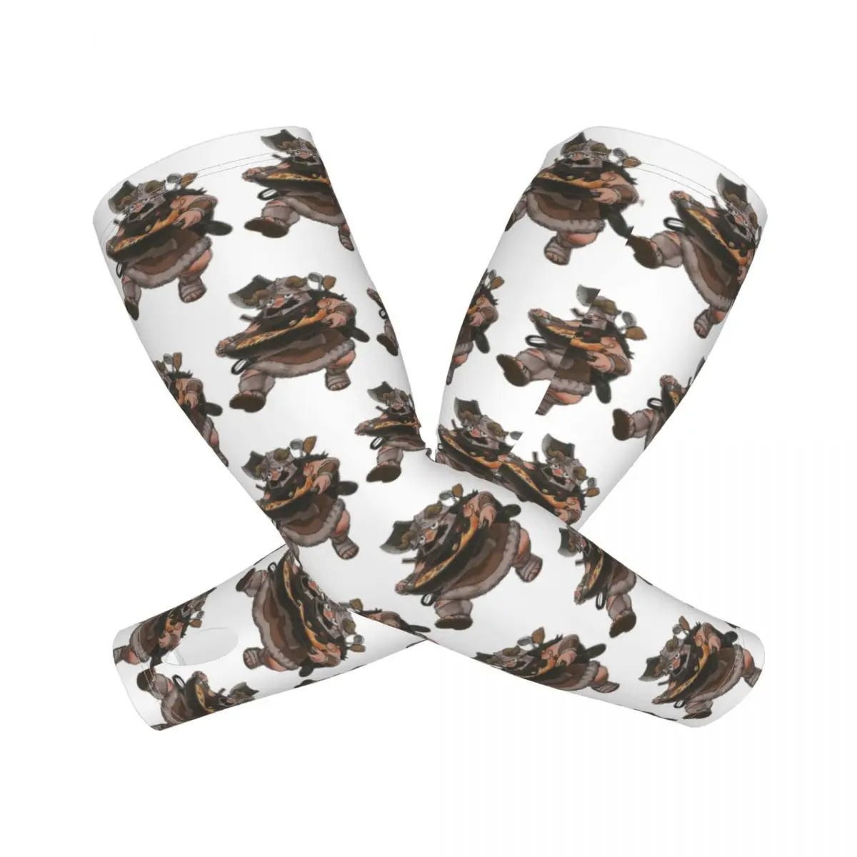 Dungeon Meshi - أكمام أذرع تبريد خارجية من Senshi، غطاء حماية من الأشعة فوق البنفسجية للصيف من الحرير الجليدي لركوب الدراجات وأكمام وشم