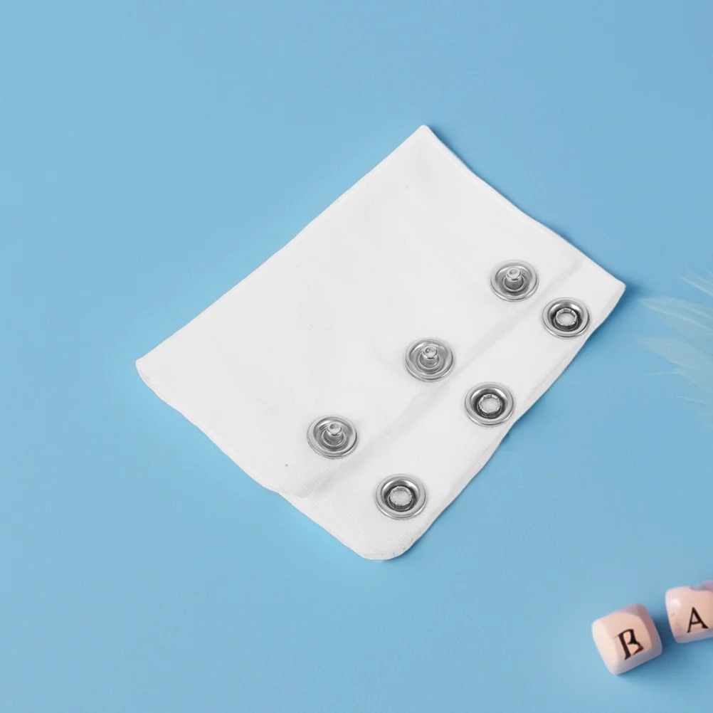 

2Pcs Baby Romper Extender Adjustable Snap Bodysuit Extension Infant Jumpsuit Lengthening Piece Cotton Soft Toddler Protector