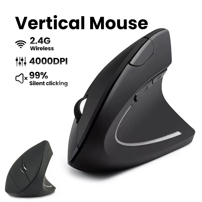ماوس لاسلكي مريح 1600 نقطة في  - مراجعة Desk Setup Ergonomics وسعره