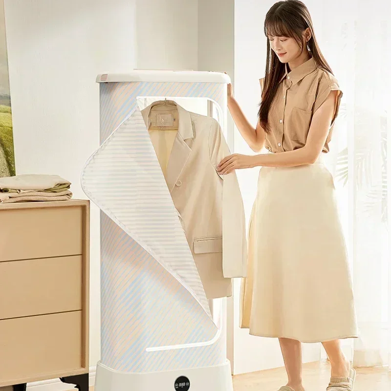 Household portable dryer for drying clothes Iron clothes drying rack Foldable cloth cover dryer machine