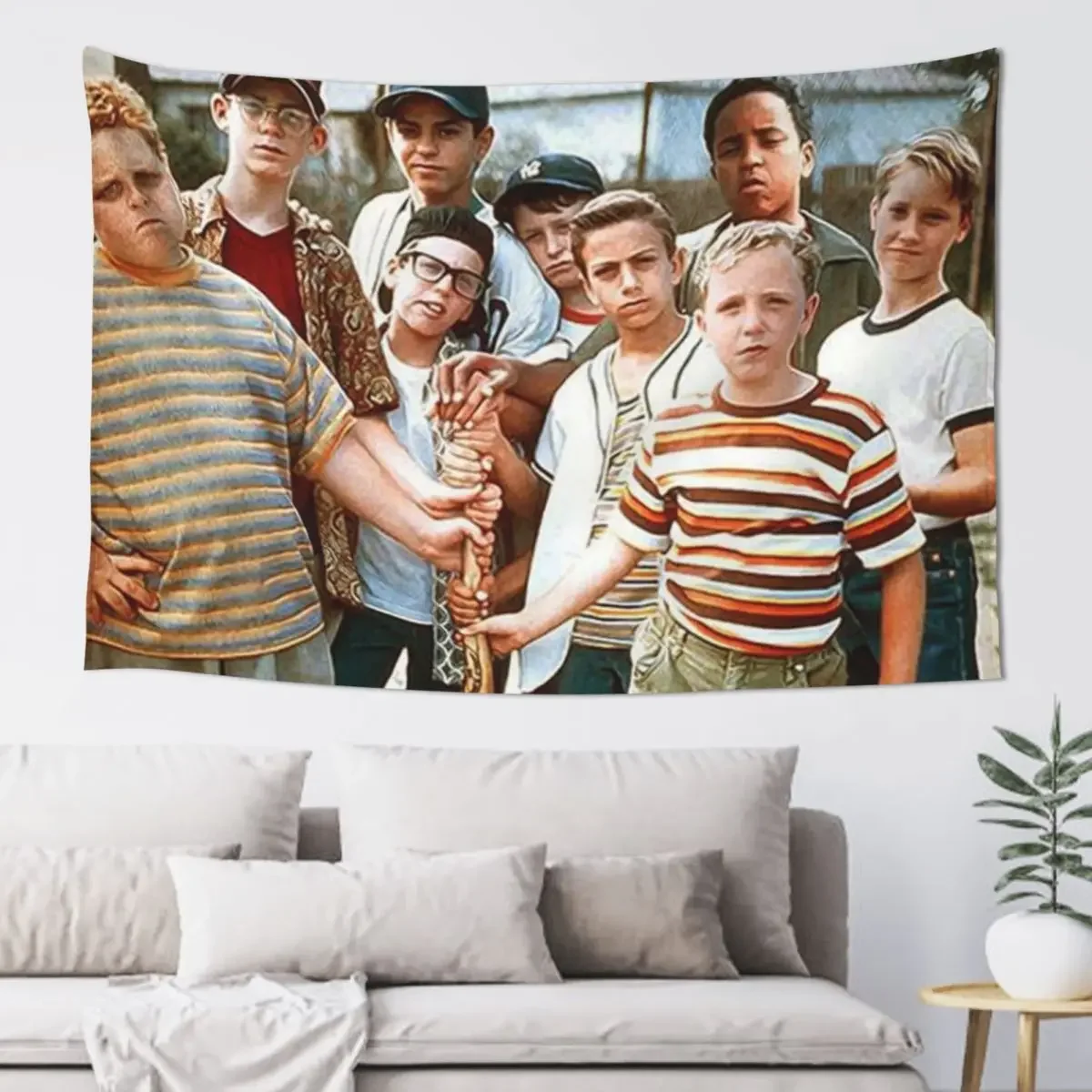 

The Sandlot Movie - Poster Print Tapestry Decorative Wall Murals Wall Hanging Wall Room Aesthetic Tapestry