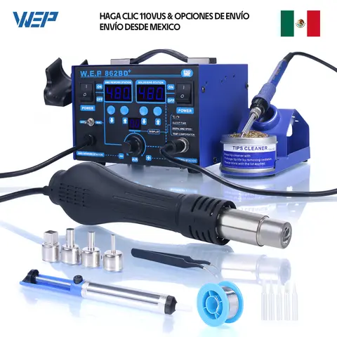 862BD+ Hot Air Rework Station WEP