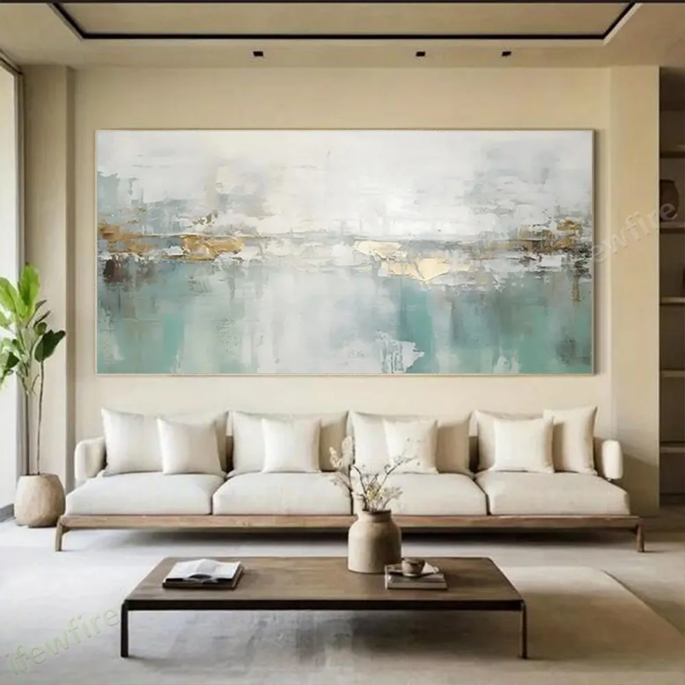 

100% Handmade Wall Showpiece Oil Paintings for Home Decor Abstract Tree Indoor Painting Modern Canvas Art for Living Room Decor