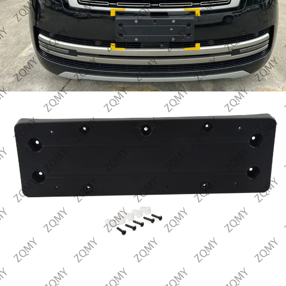 Soporte de placa de matrícula de parachoques delantero de coche, soporte de montaje para Land Rover Range Rover/Vogue 2023 2024 + LR157975