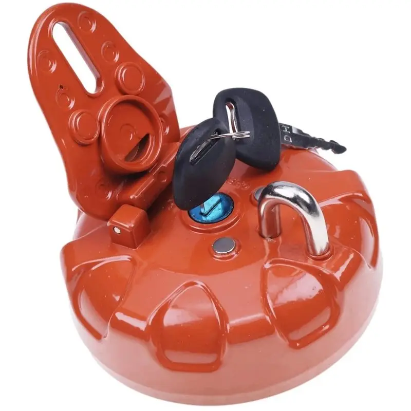 K1004166 Excavator Fuel Tank Cap Assembly With 2 Keys For Daewoo Doosan Models DH300 DH150-7