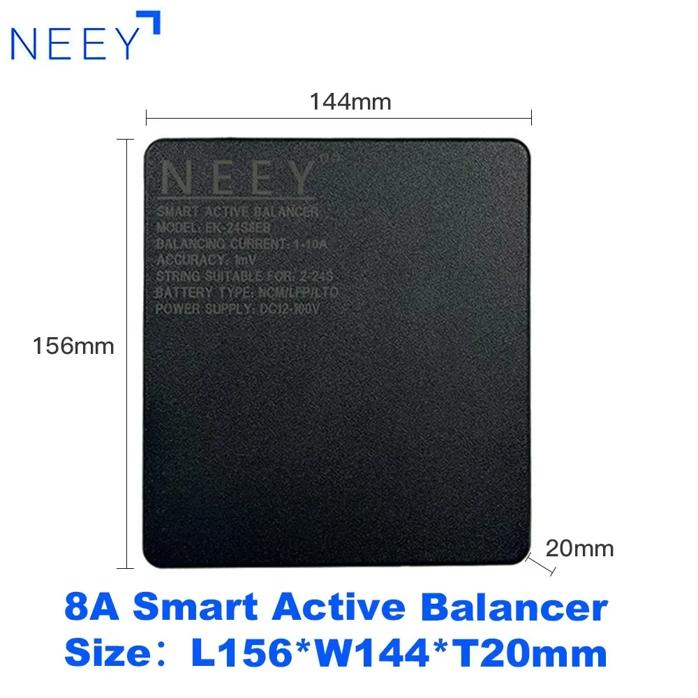 NEEY Balancer aktif cerdas 4A, penyeimbang arus keseimbangan 8A 10A 15A 4S 8S 16S 20S 24S LiFePo4 Li-ion LTO baterai BMS Equalizer pintar BT