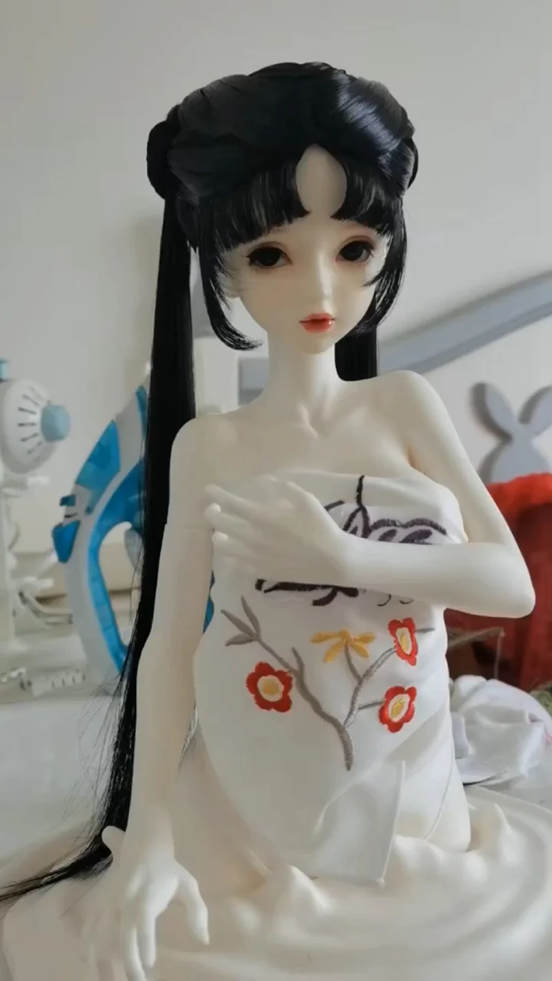 Blyth 1/6 1/4 1/3 BJD Wig Ancient Costume Hanfu Doll Accessories Fairy Hair Retro Wigs For BJD/SD YOSD MSD SD13 Girl Uncle C2032