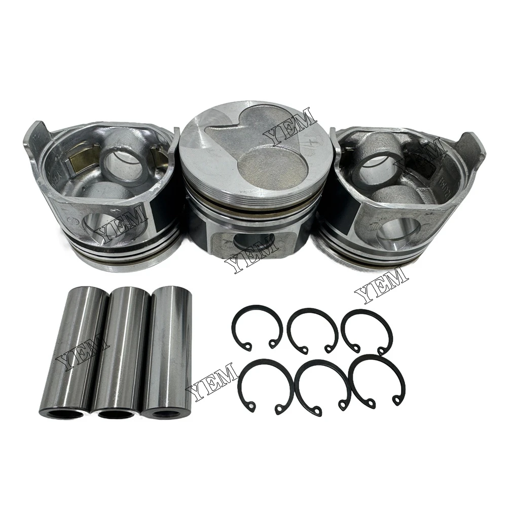 D1105 Piston Kit W Ring Set 16060-21114 For Kubota Engine Parts 78*2HK+1.5+4mm