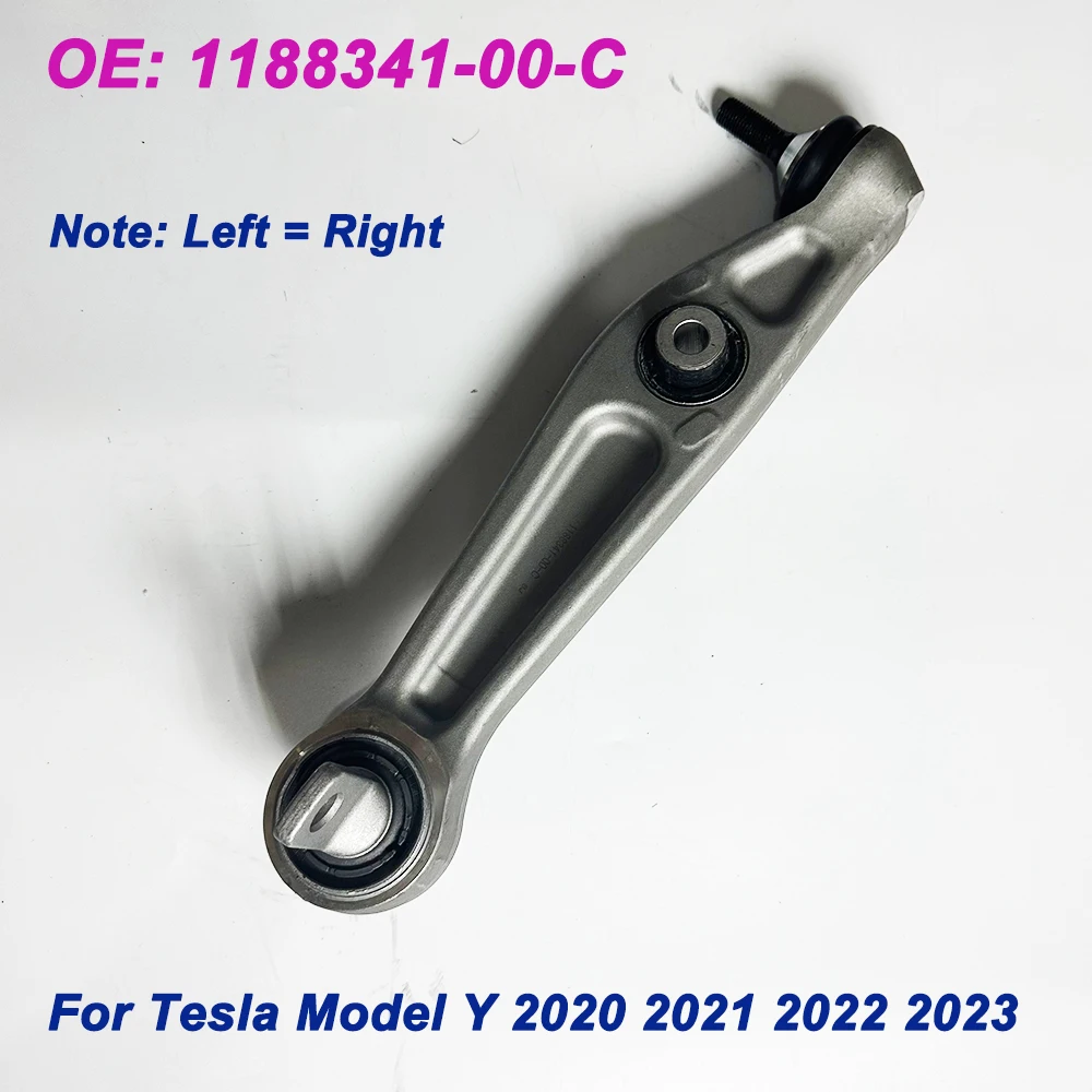 

Brand New For 2020 2021 2022 2023 2024 Model Y 1188341-00-C 118834100C Front Left & Right Side Lower Rearward Control Arm, L=R